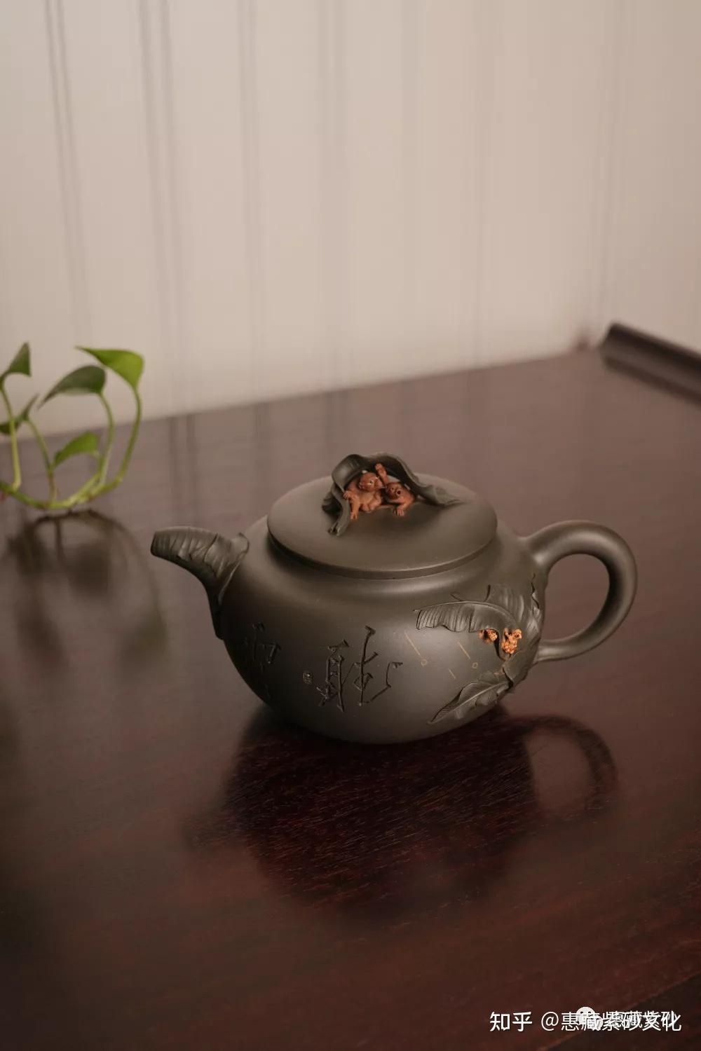 惠藏紫砂听雨名家李涵鸣紫砂壶的自然之趣