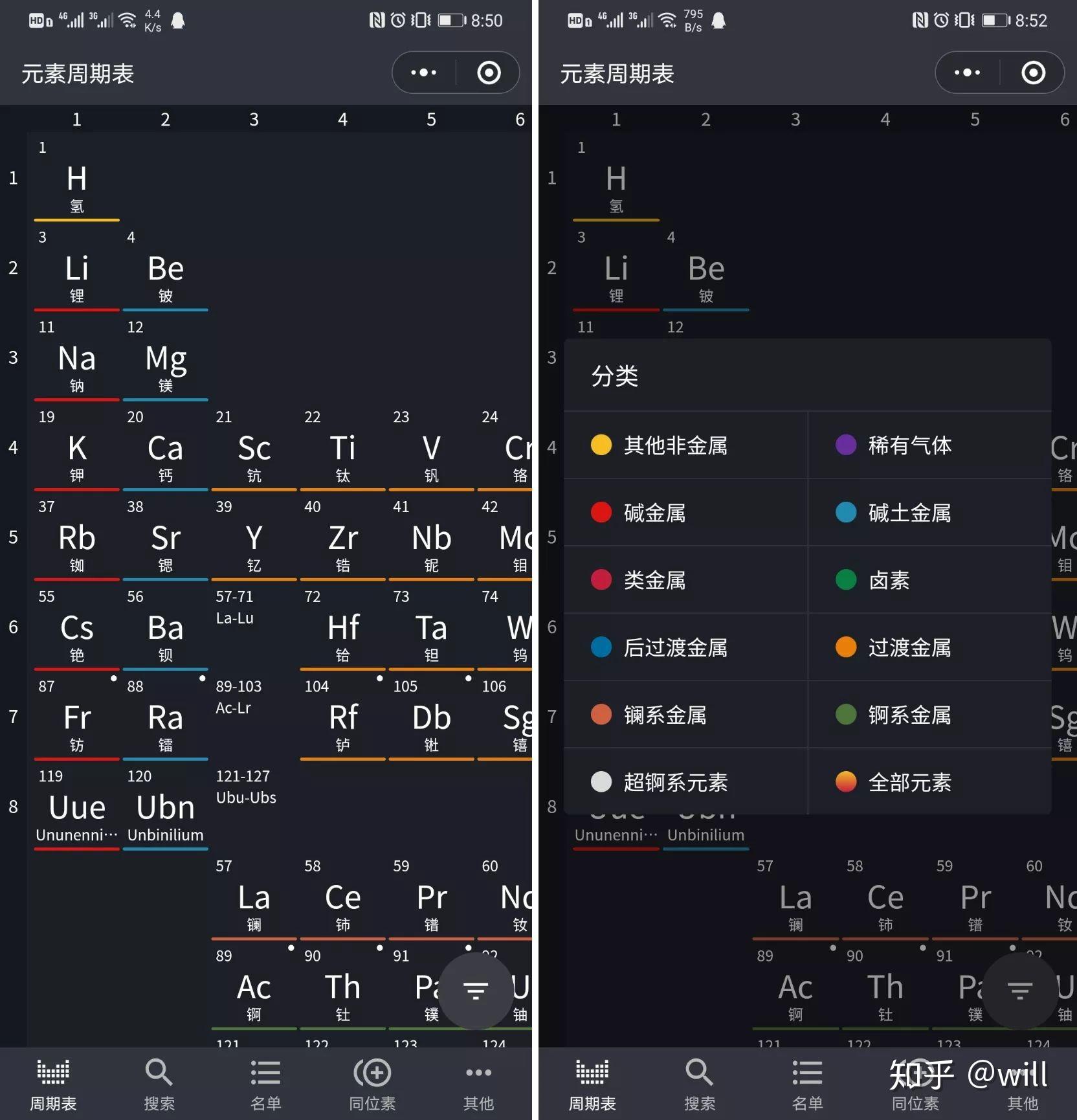 非但如此,該程序還包含同位素信息,各種酸鹼鹽的溶解性信息(找到陽