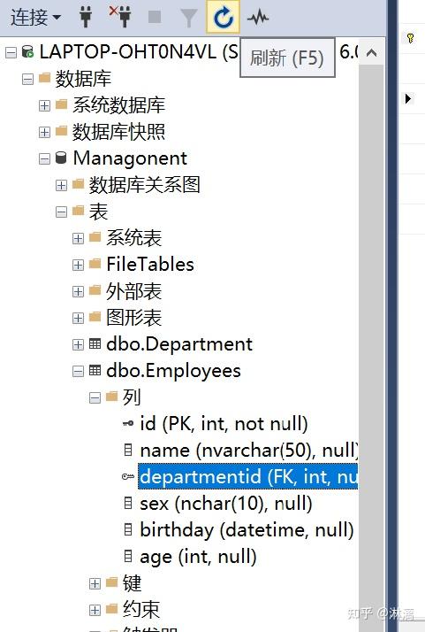 数据库表格创建 - 知乎
