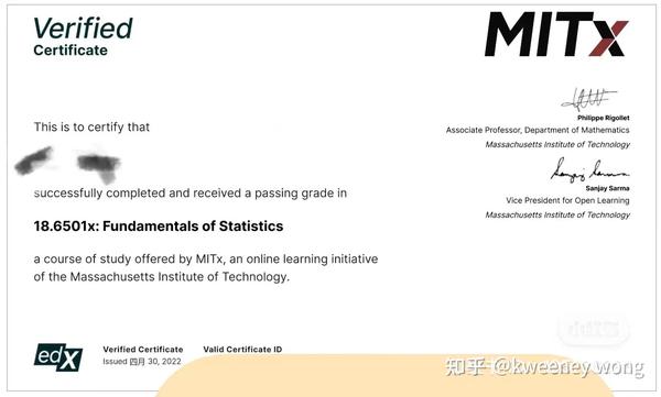 MIT在线微硕士(MicroMaster)Statistics and Data Science - 知乎