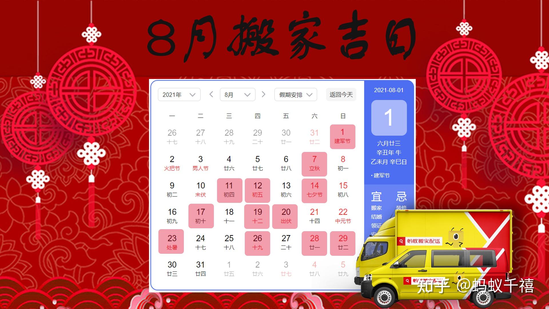 最佳8月搬家日期，告别繁忙，开启新篇章