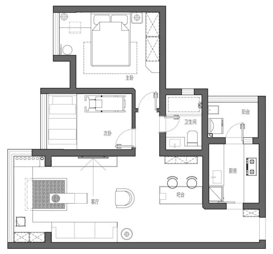 案例掬水月在手75㎡温馨日式风享受诗意生活