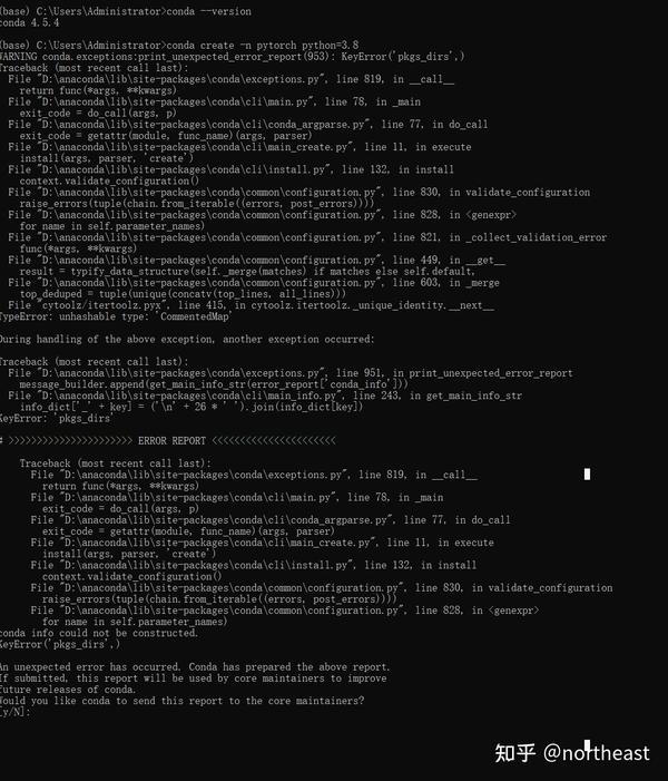 Conda Create -n Pytorch Python=3.8报错 - 知乎