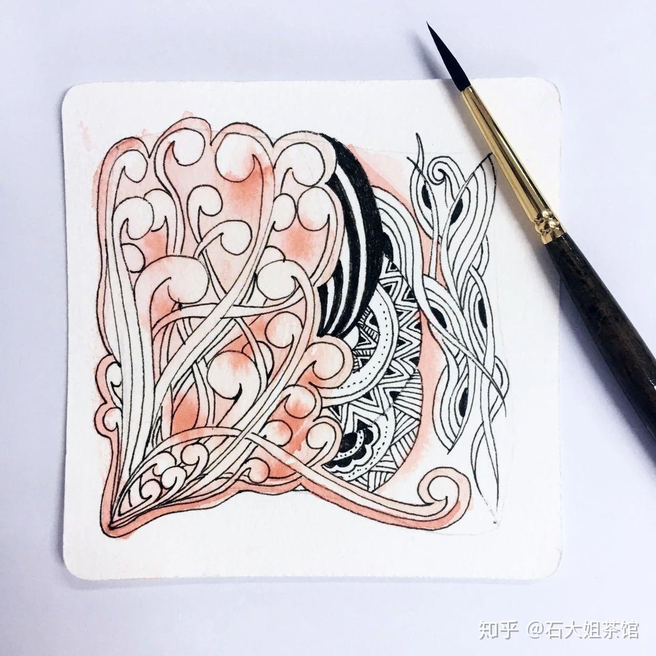 8个步骤0基础学禅绕画(2) - 知乎