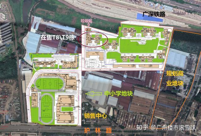 踩盘调研茅岗旧改项目富力南驰富颐华庭