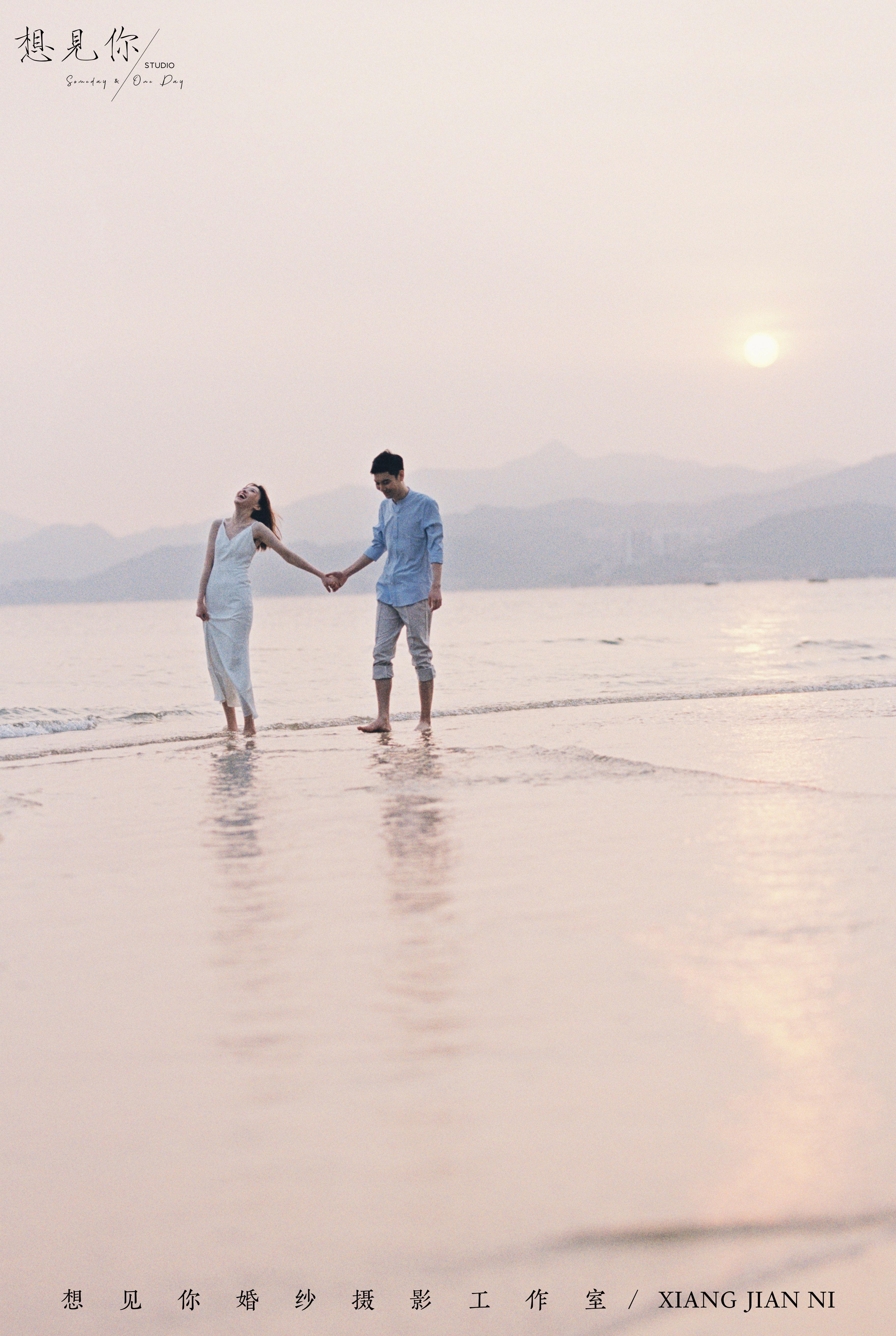 都应该有人在身旁❤️海边婚纱照深圳婚纱照深圳想见你婚纱摄影