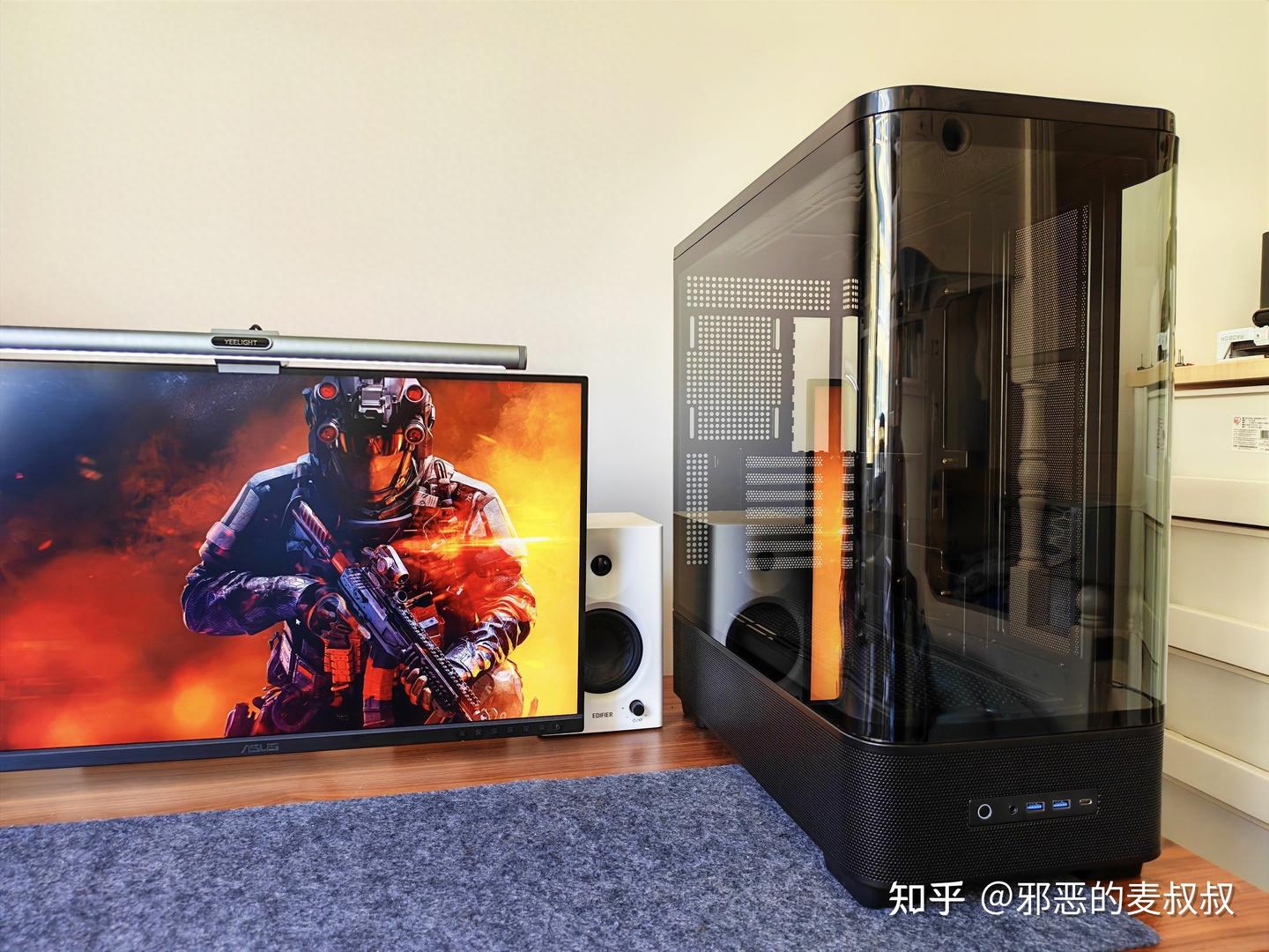 乔思伯TK5机箱+TX360水冷+振华1300W电源,打造游戏佬最爱海景房