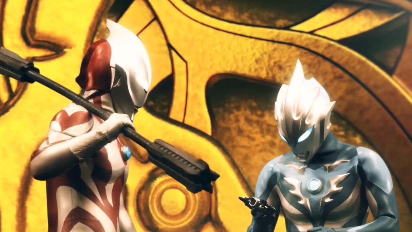 奥特兄弟,赛罗和利布特一起赶到了暴雪星,与救援队会合.