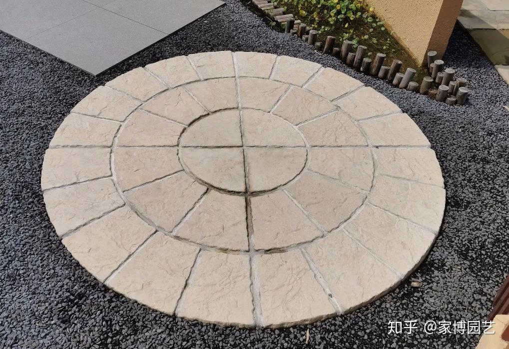 庭院铺装之材料的变化家博园艺