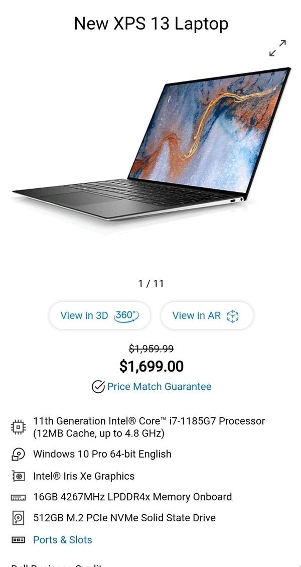 为什么感觉大家都觉得New Dell XPS13 比surface laptop4 更值得