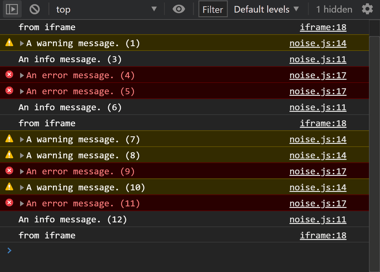 Console Message Database 【Debug】各种前端Debug技巧系列第 5篇 Console - Messages - 知乎