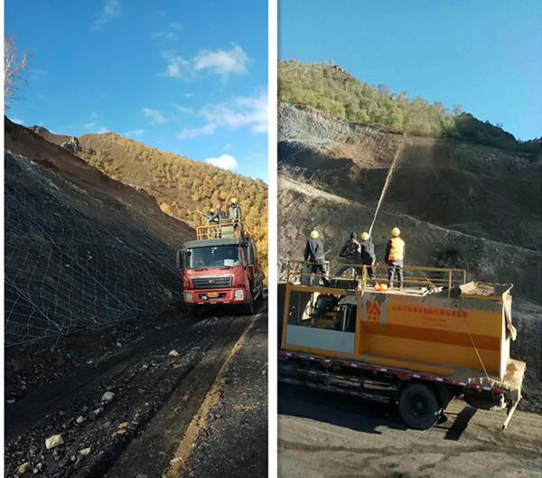 高速边坡绿化喷播机