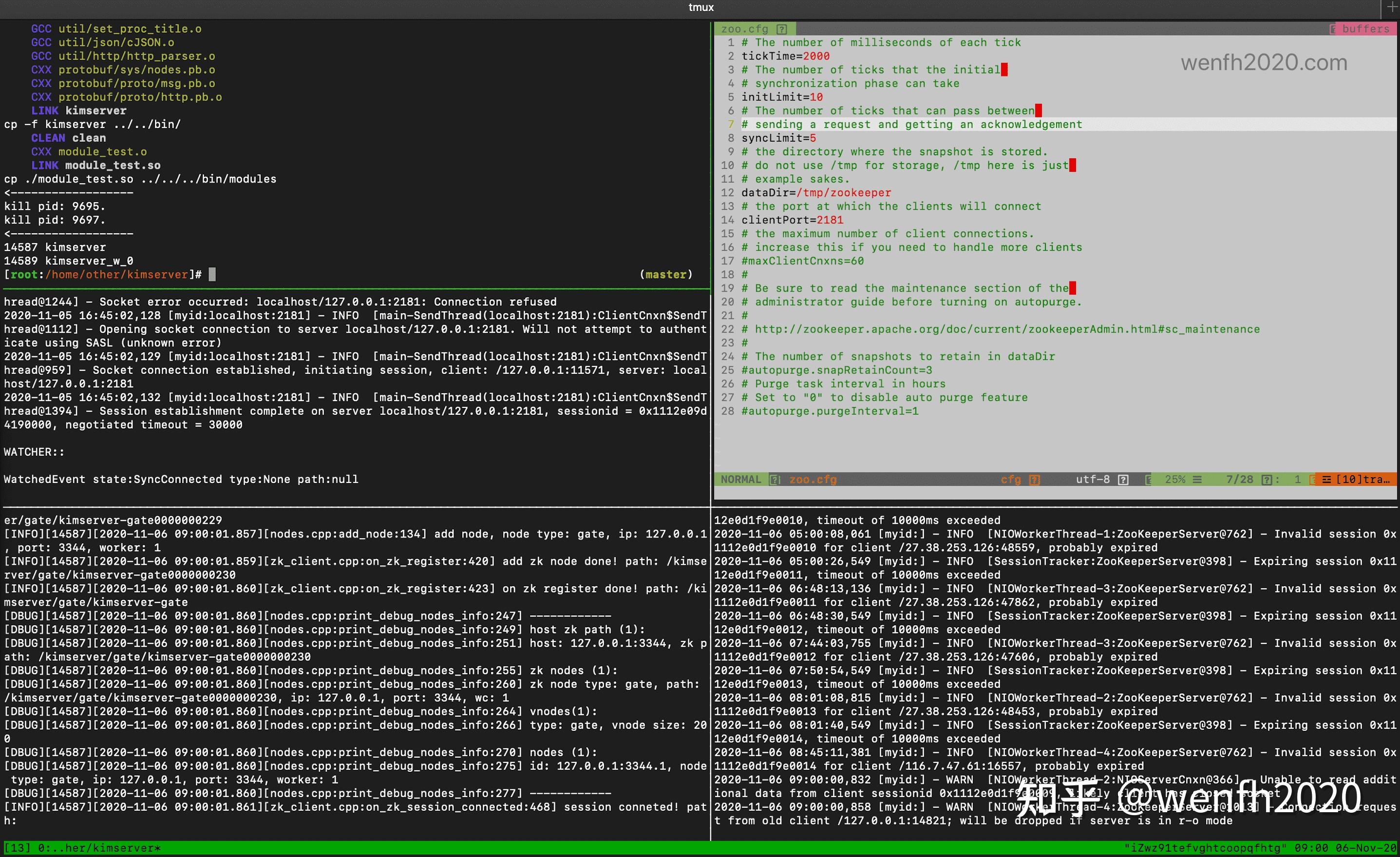 Tmux 常用快捷键 - 知乎