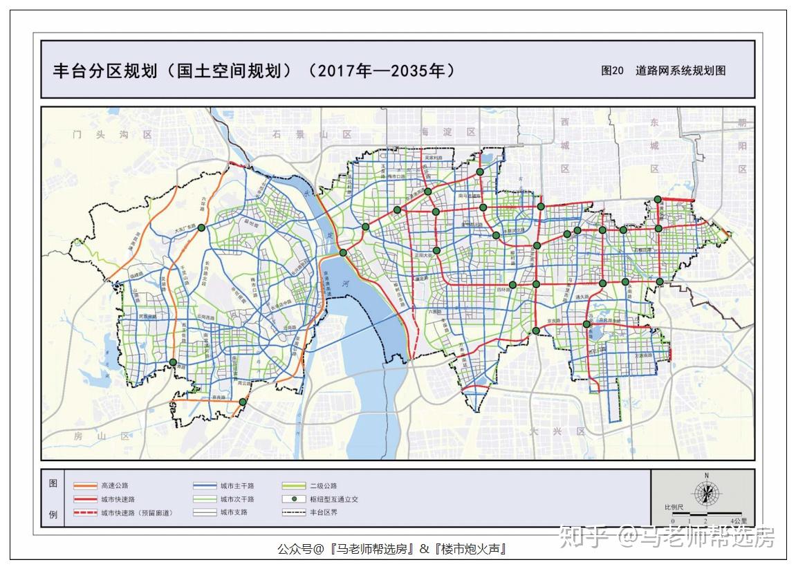 北京置業密碼豐臺區分區規劃國土空間規劃20172035