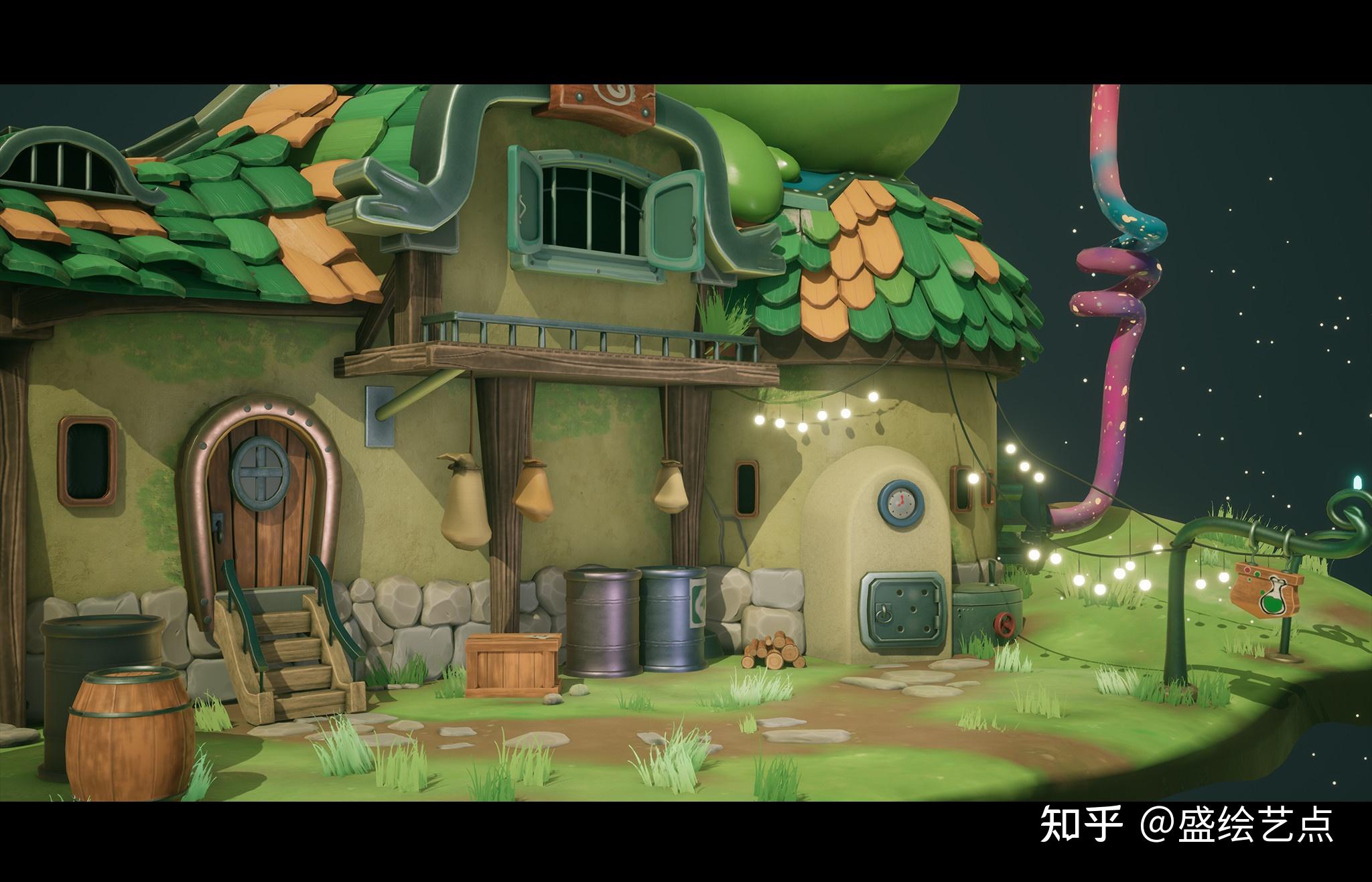 3d建模小白必看!二次元3d场景模型资源来啦! - 知乎