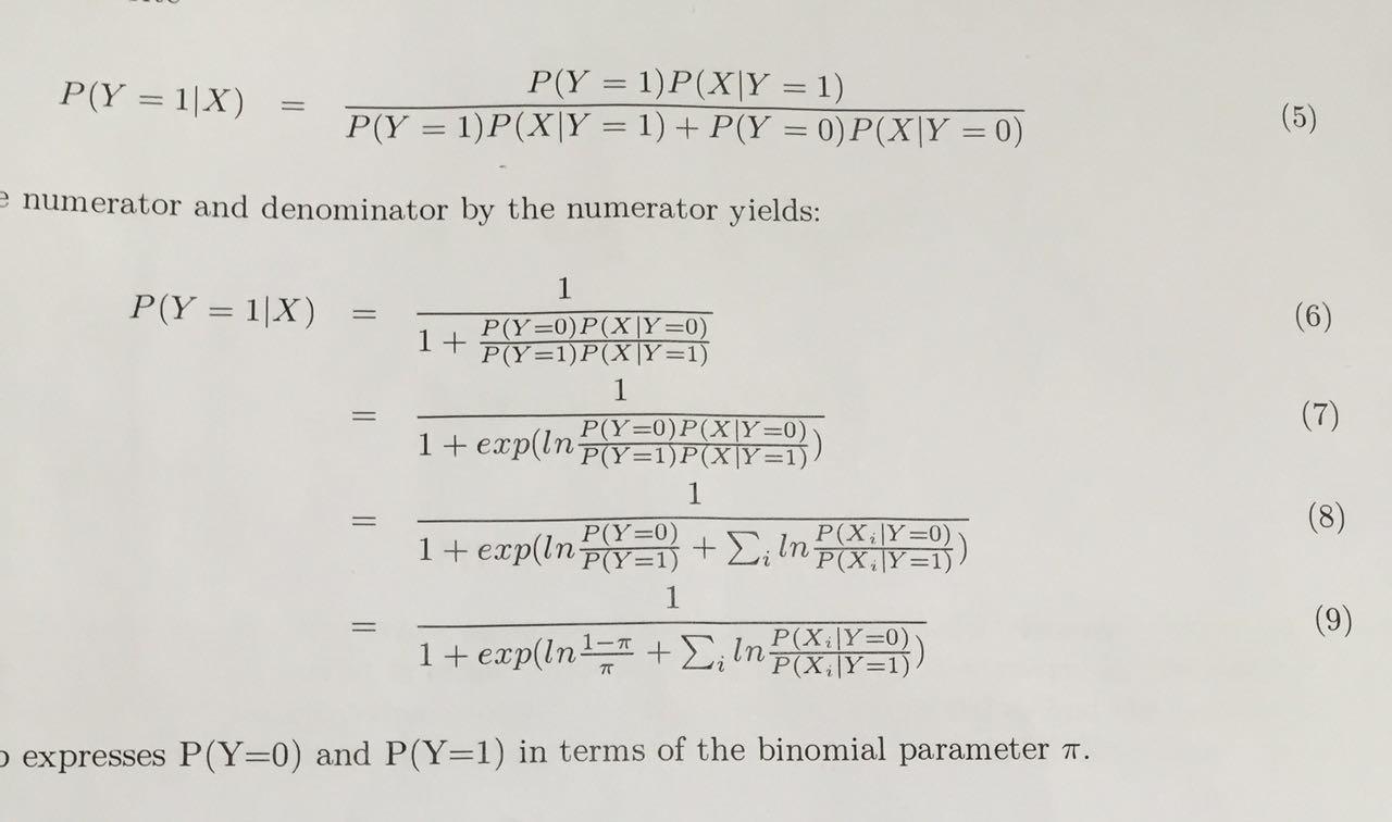 机器学习中的logistic regression的sigmoid函数