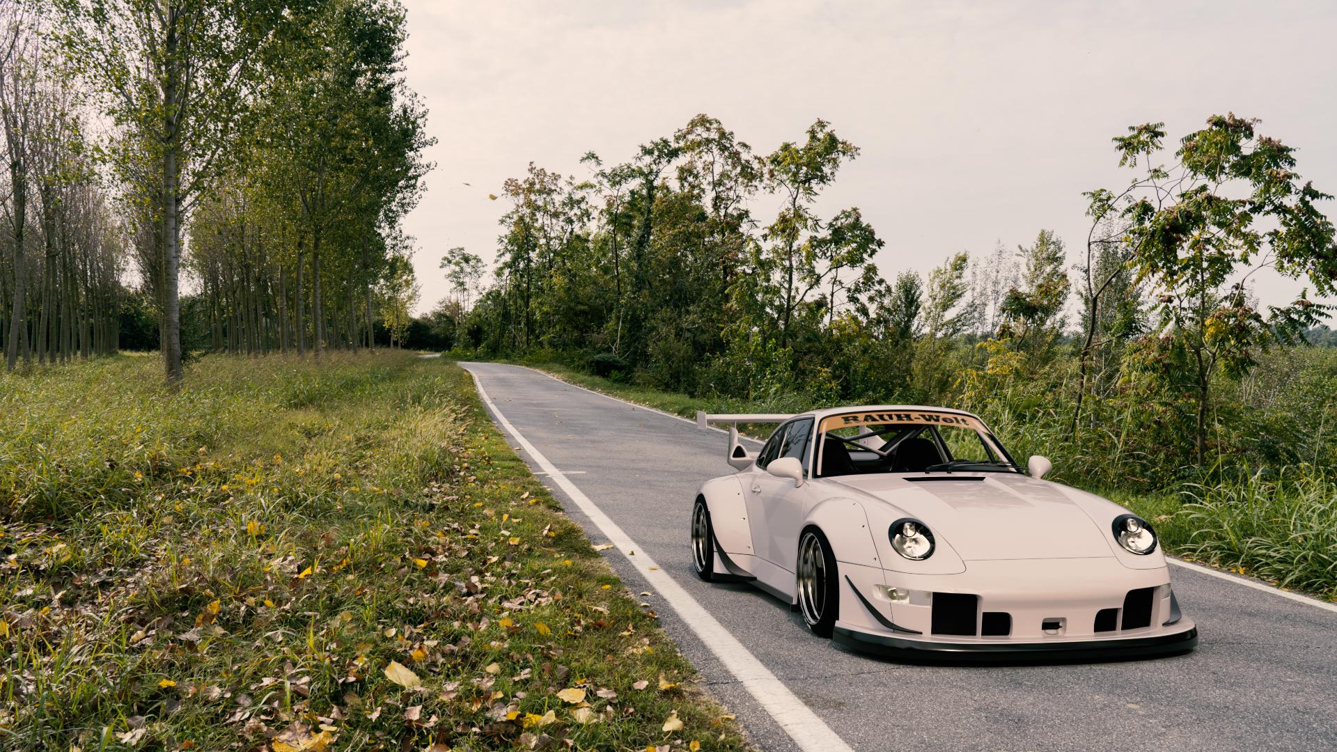 学会渲染你就可以拥有一辆保时捷porsche993rwb