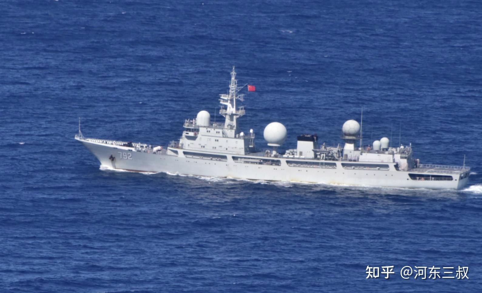 自由航行要习惯中国侦察船来了五星红旗升起在澳大利亚海岸