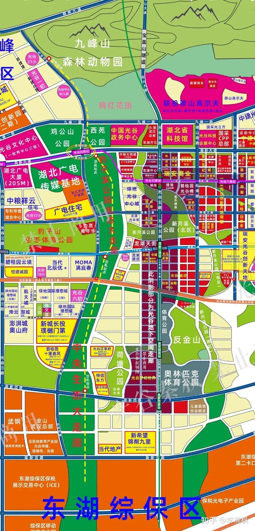 武汉光谷高清规划图图片