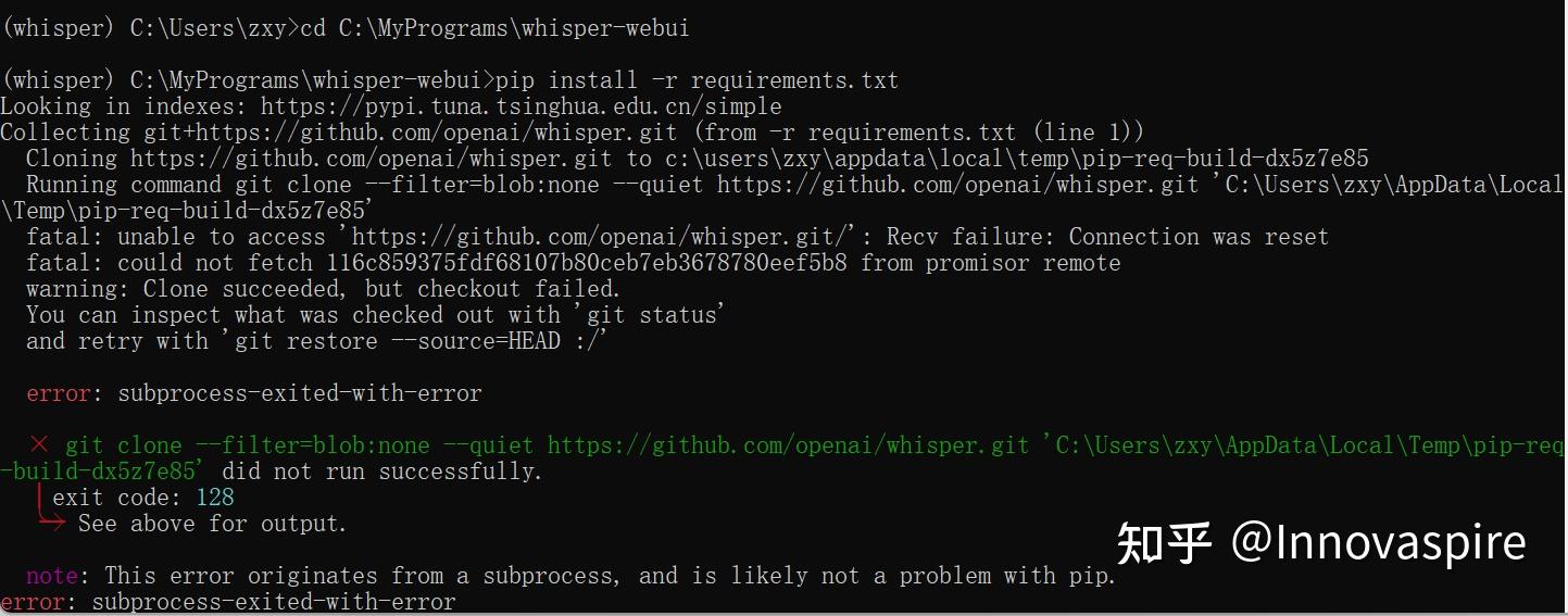 Windows openai whisper webui 