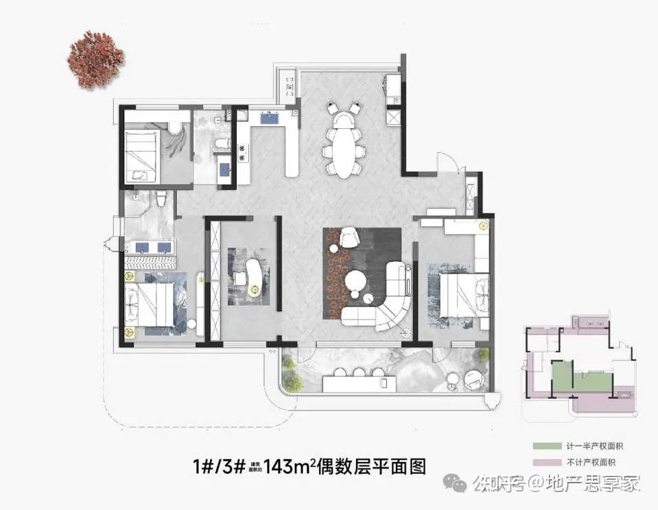 “偷面积”卷疯了丨户型面积赠送居然这么搞…?! - 知乎
