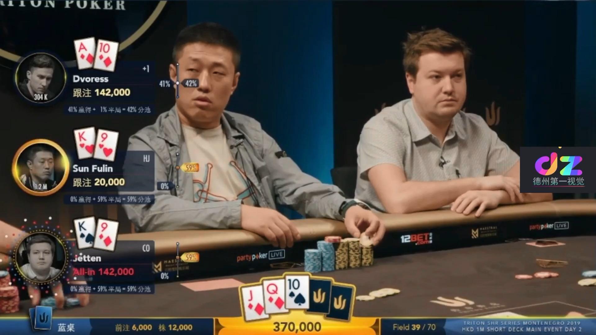 德州扑克尴尬了paulphua买中一个小对就按捺不住自己了