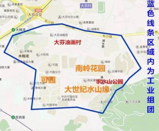 布吉街道行政区划图图片