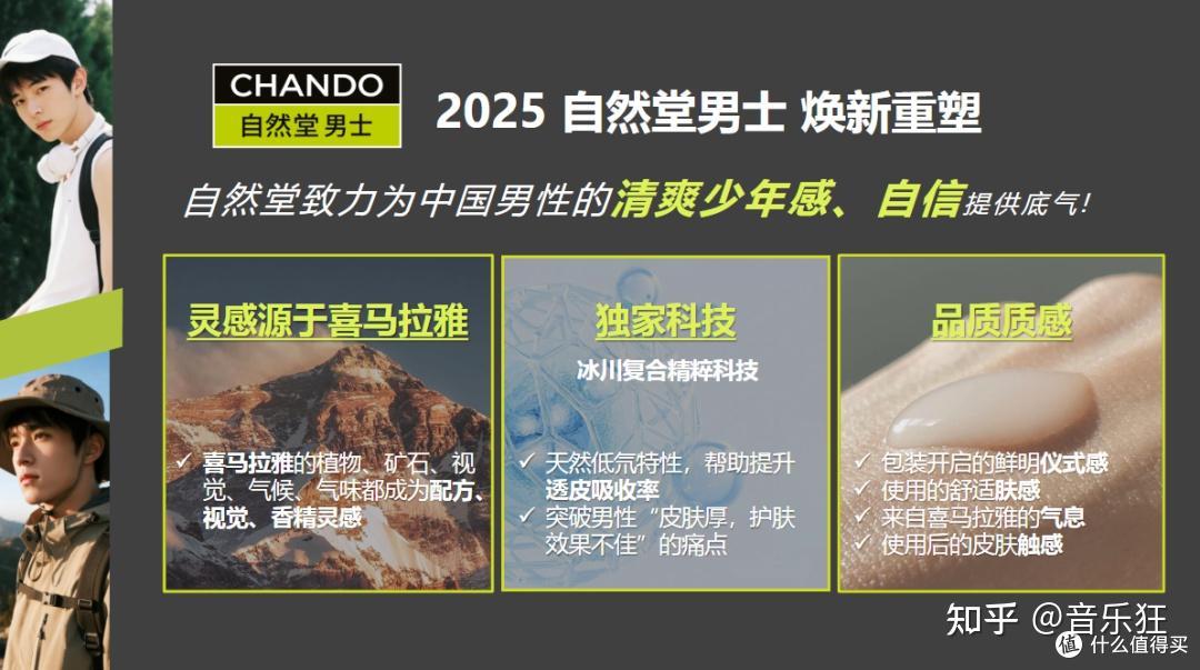 自然堂男士冰川抗皱系列产品图