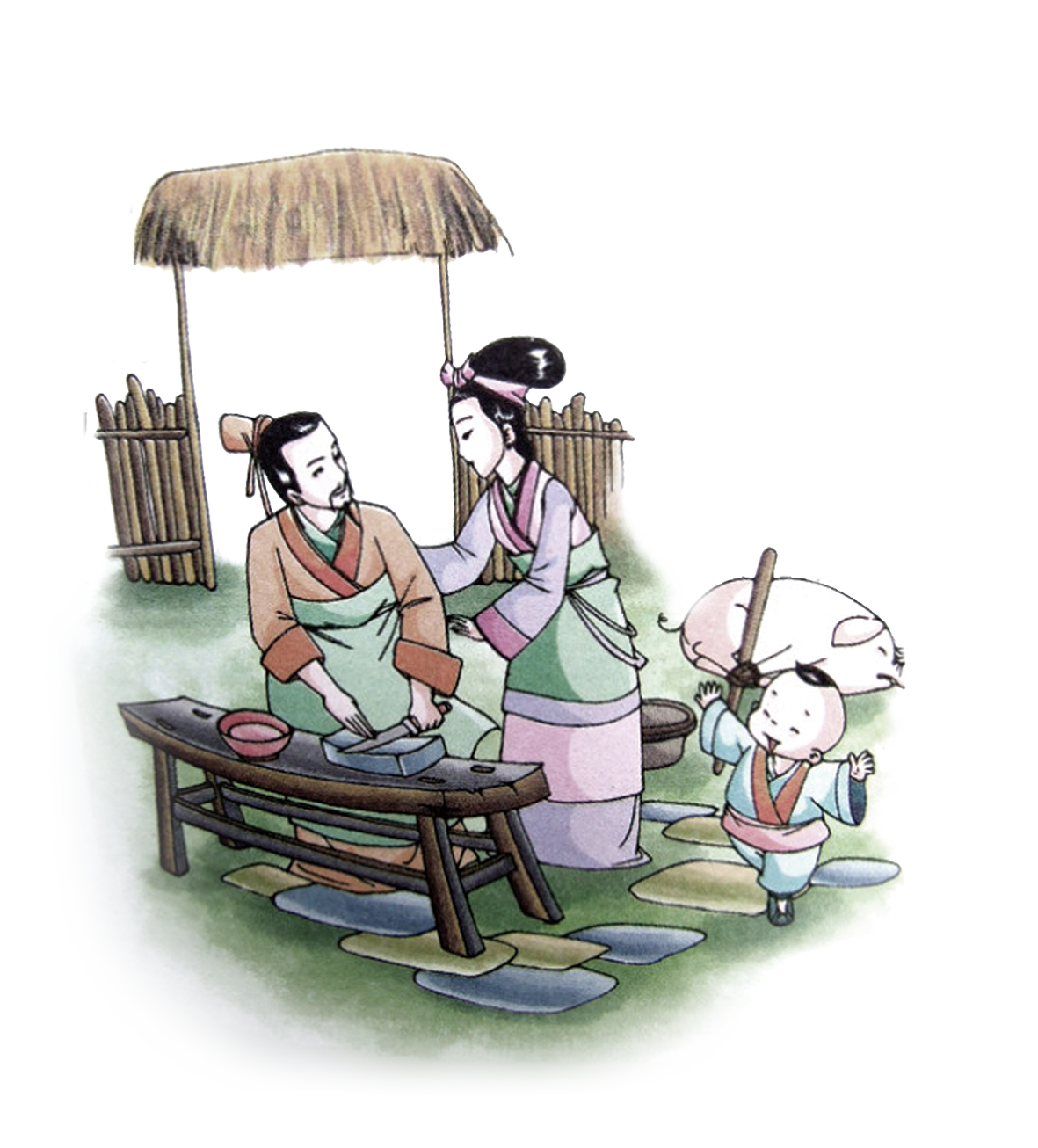 曾子杀猪哄小孩与说真话曾子杀人不说真话与讲诚信