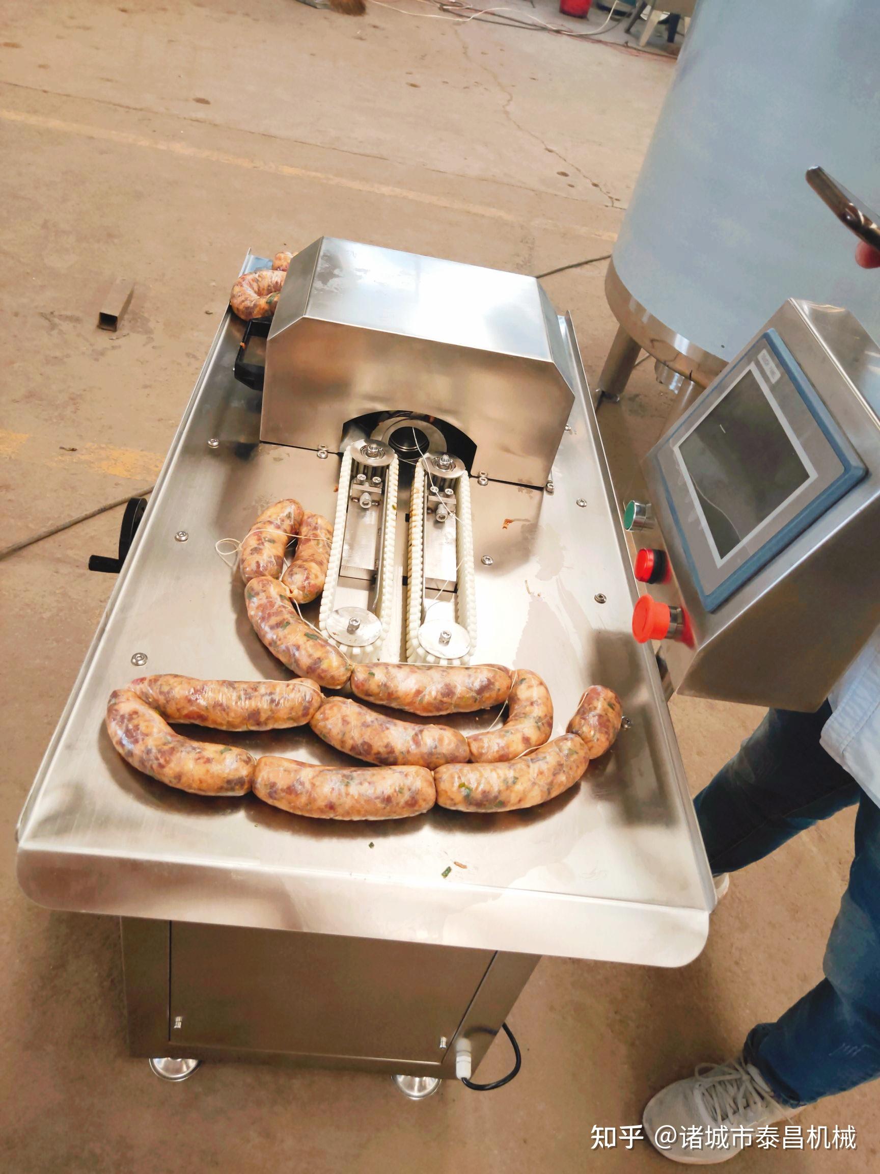 全自动单路香肠扎线机,腊肠自动扎线机