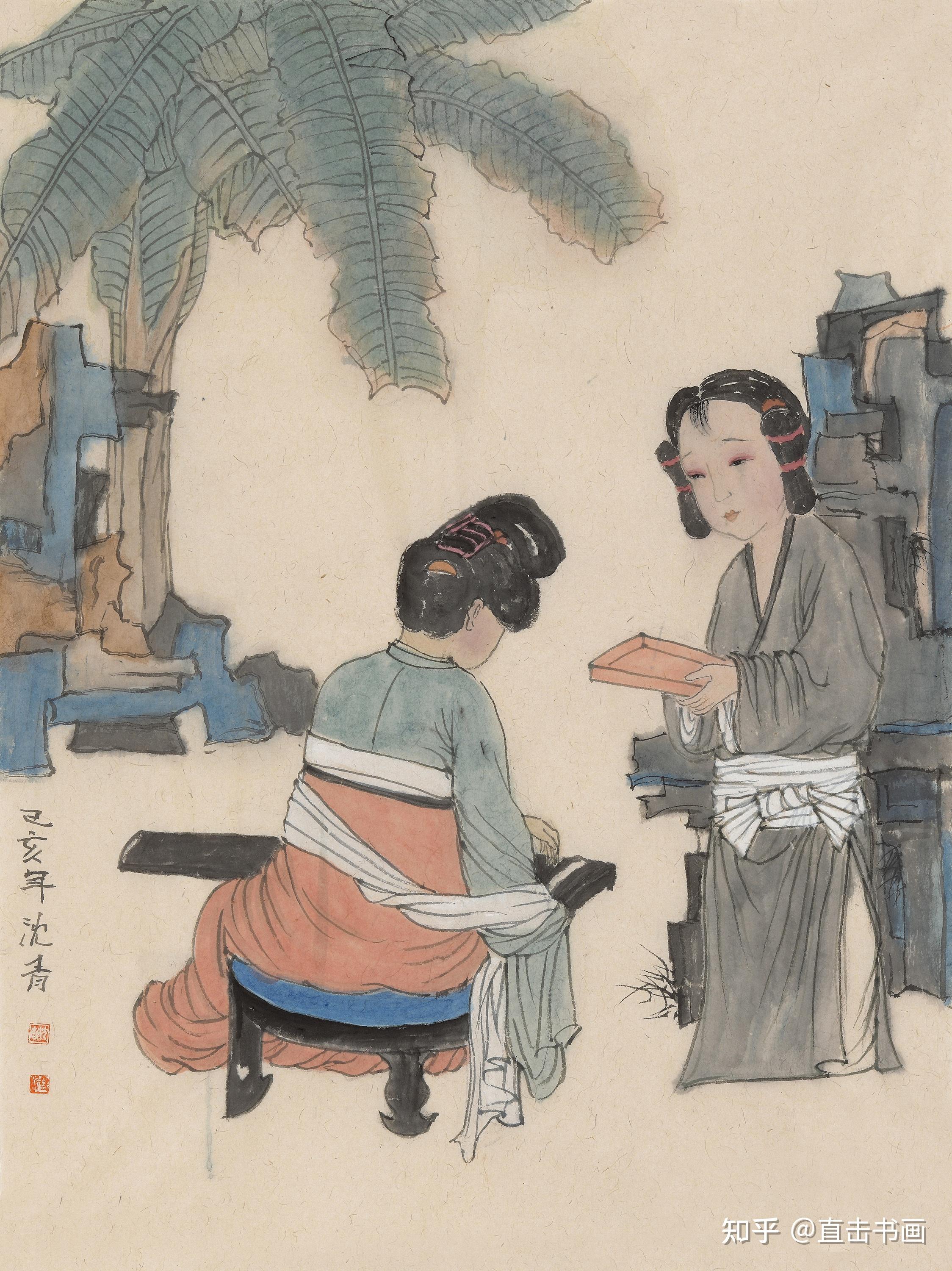 中国美术家协会会员宋强人物画欣赏