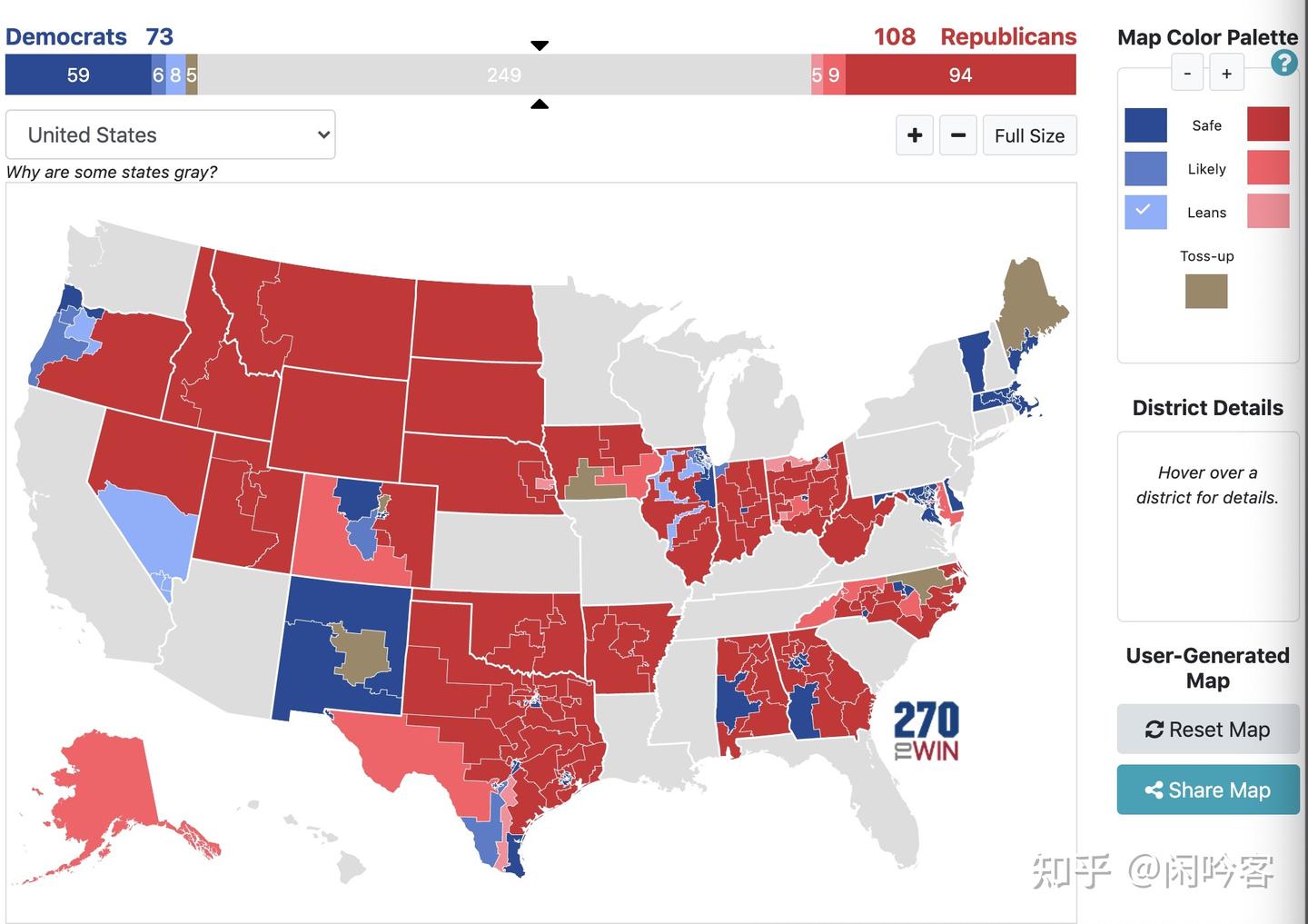 2022 美国中期选举预测（3） - 知乎