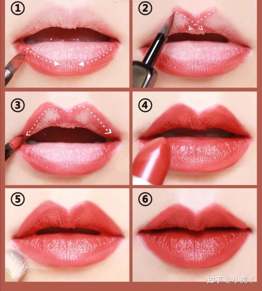 的唇形正确:很多人不知道口红怎么画,今天总结了8种不同唇形口红画法
