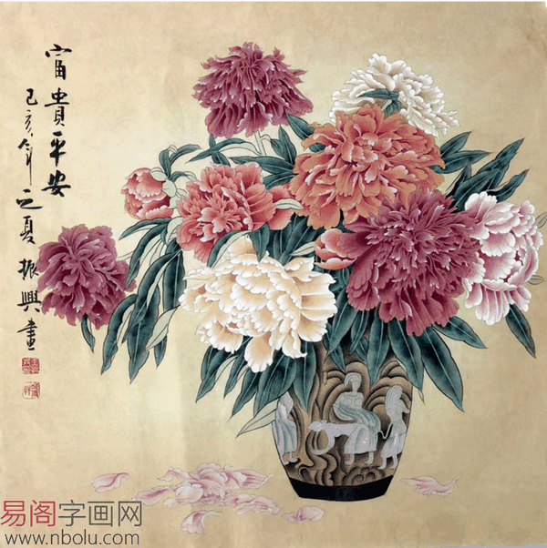 国画花鸟画在女神节，愿你芳华自在，愿你笑靥如花- 知乎