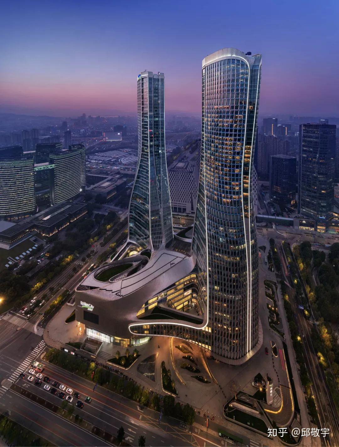 杭州新地标双子塔万种风情的康莱德酒店