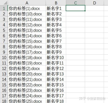 根据excel信息实现批量重命名67[1][2]