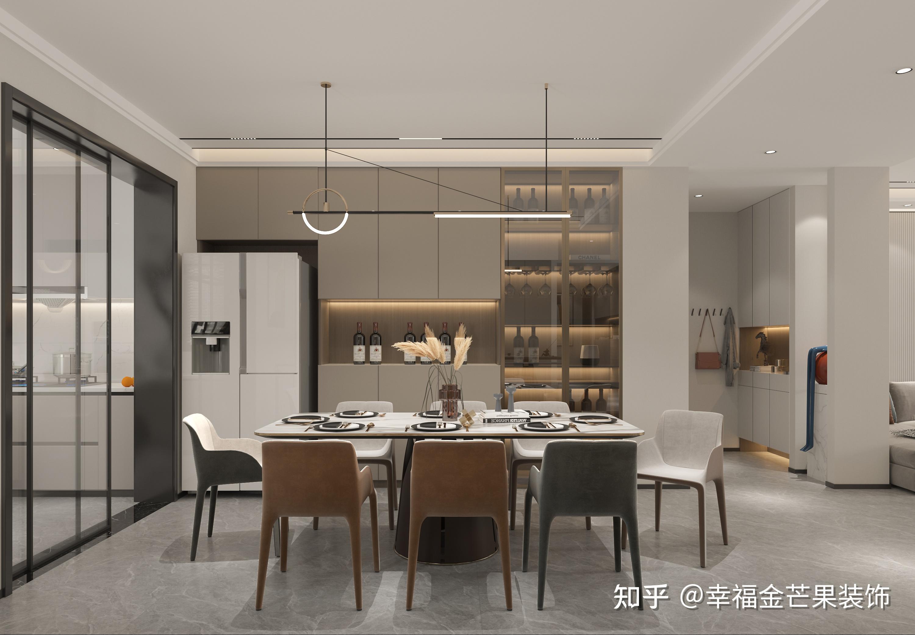 【幸福金芒果】白龙潭善书院装修设计参考 169m²现代风,简约的设计带来极致家的体验 - 知乎
