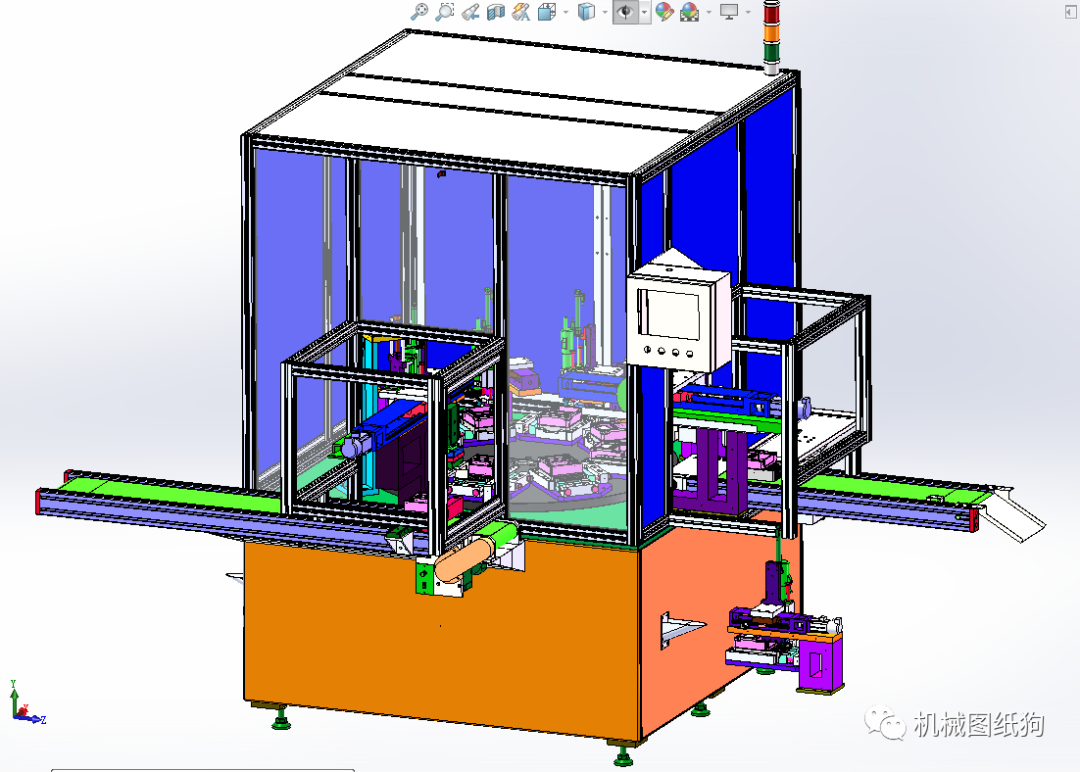 【非標數模】轉盤式自動化鎖螺絲機3d數模圖紙 solidworks設計 - 知乎