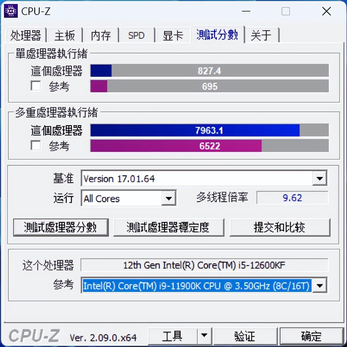 酷睿i512600k参数图片