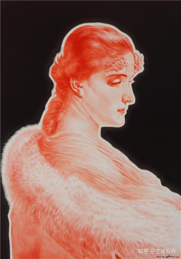 冯丽鹏 人物100cmx70cm 布面油画 2021年冯丽鹏 鲨鱼 70cmx100cm 布面