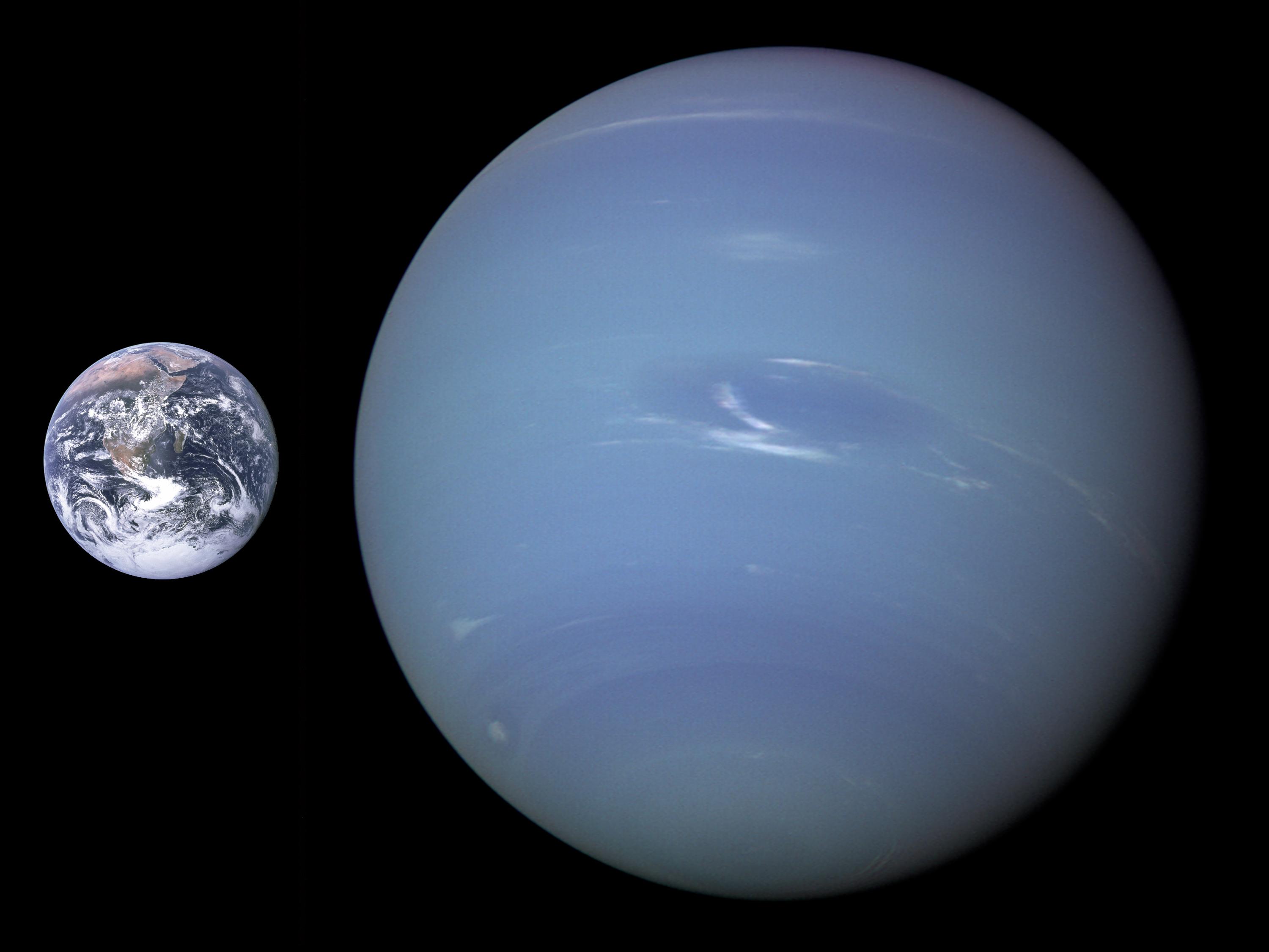 海王星是太阳系八大行星中距离太阳最远的一颗,外观呈现更俏皮的淡