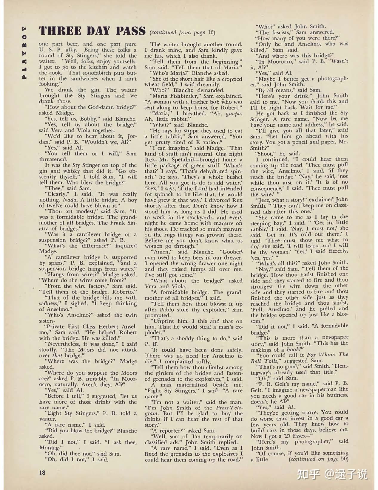 美国花花公子杂志，1954年5月 - 知乎
