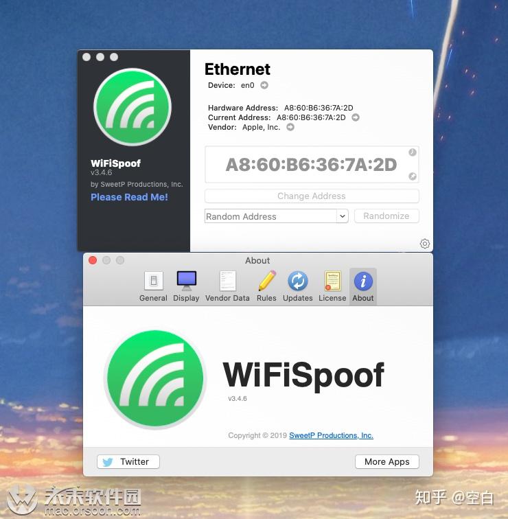 download the last version for iphoneWiFiSpoof