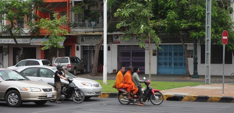 柬埔寨传统交通工具的地方色彩
