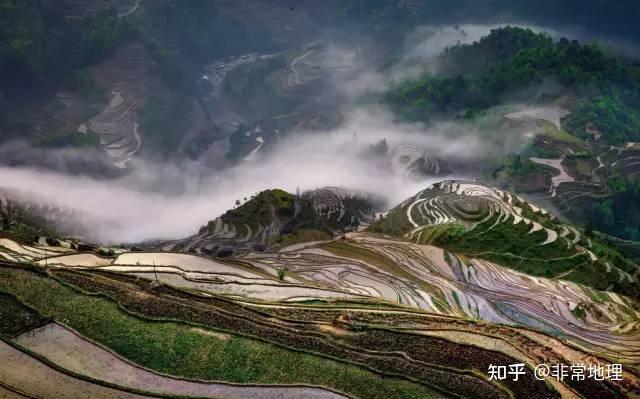 地理视角看梯田考点,附中国10大最美梯田 - 知乎