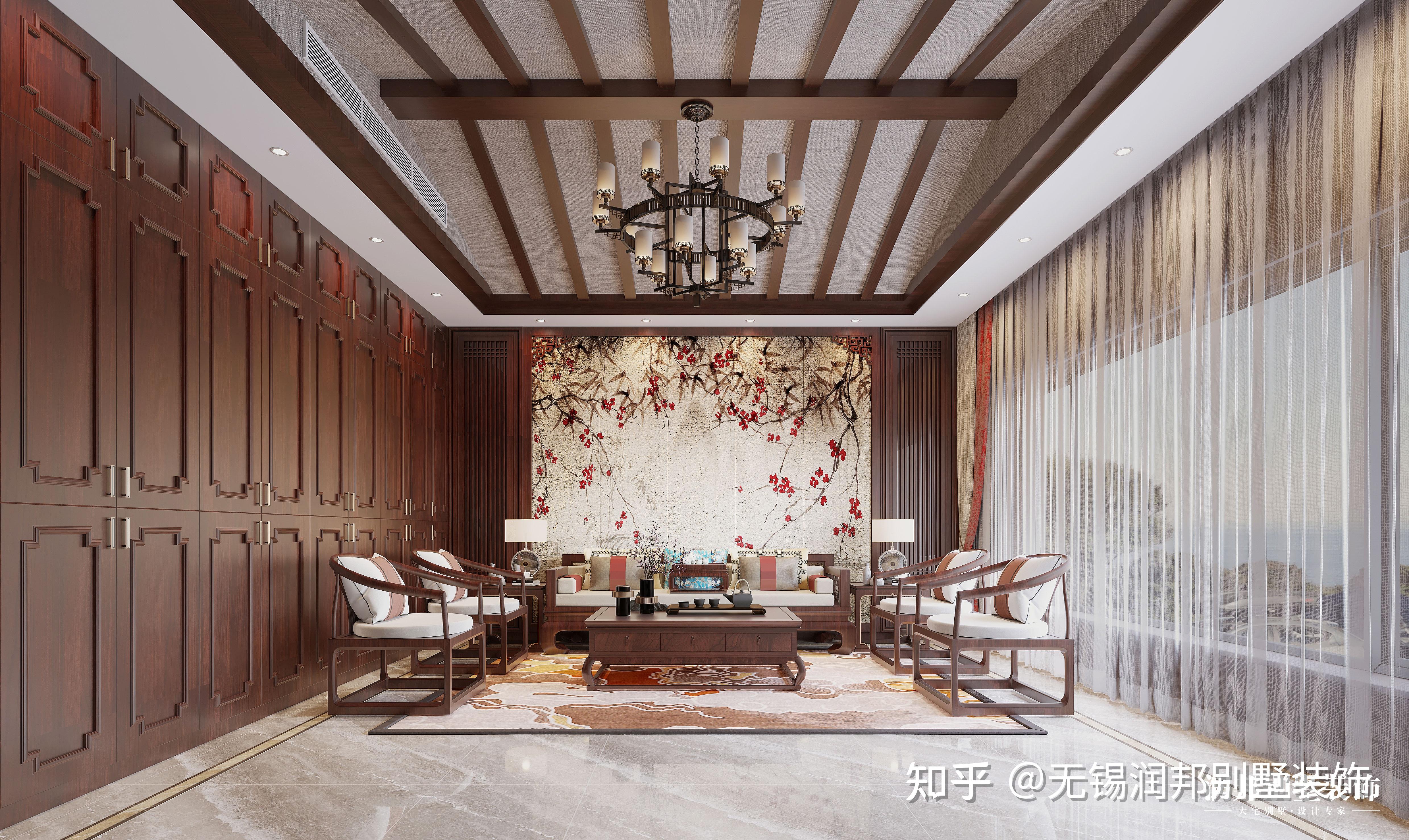 中式风别墅装修设计,有韵味!