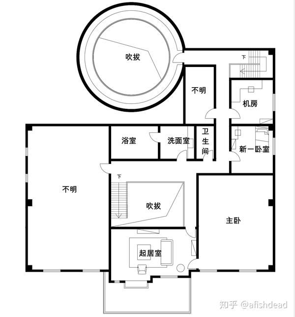 工藤新一的别墅平面图图片