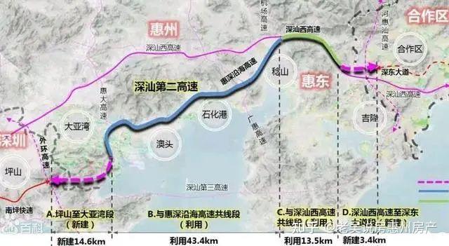 惠州续建或规划10大高速公路!