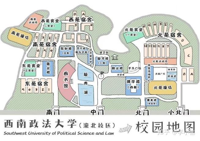 则位于坡上,每个园都有各自的特色,具体的方位我们可以参考下边的地图