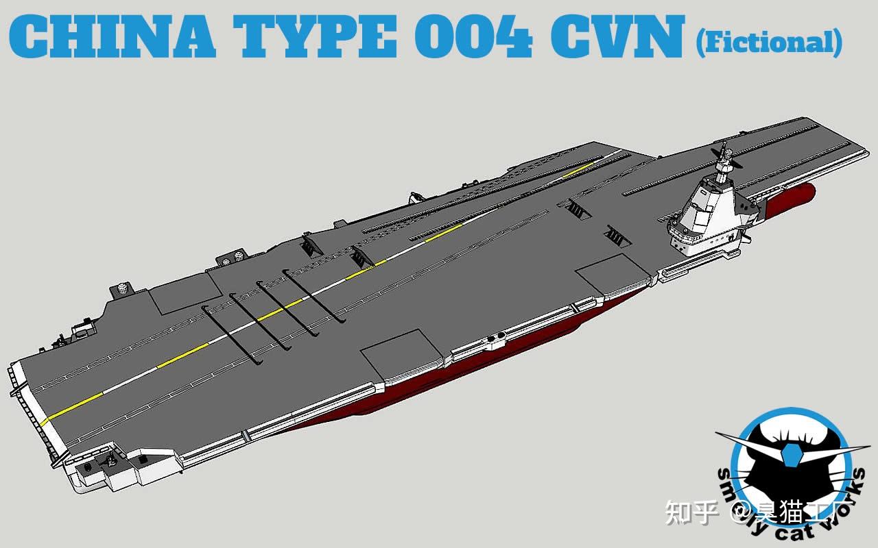 中國海軍004型核動力航母設計圖